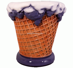 아이스크림 체어(의자)블루베리