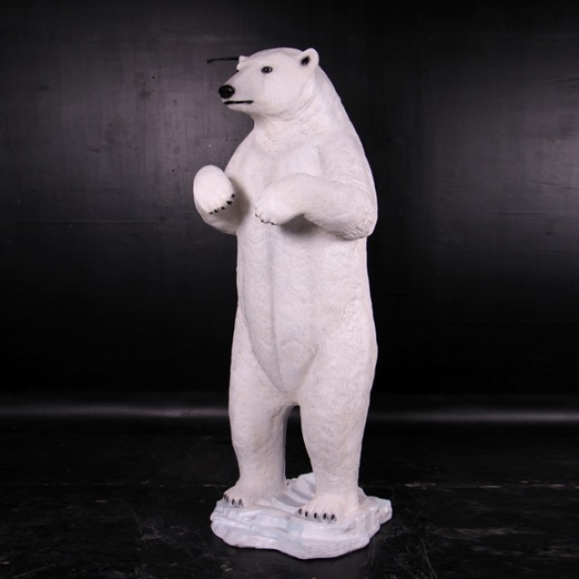 북극 곰 조형물 장식인형