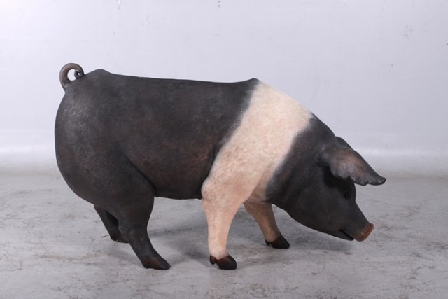 돼지 조형물 벤치 의자 장식인형 피규어 포토존128cm