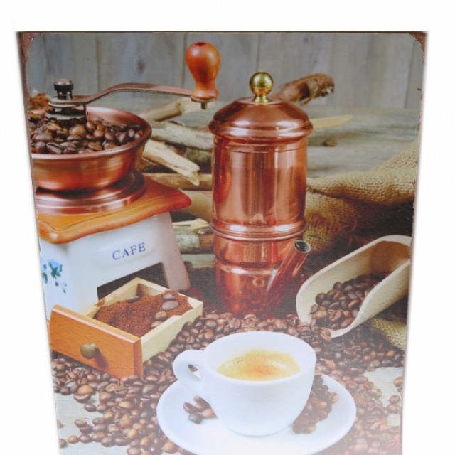 빈티지 카페 커피 캔버스 액자 인테리어소품40cm x 60cm