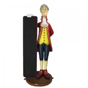 영국 귀족 버틀러 모형 조형물 메뉴보드 입간판 포토존 장식인형